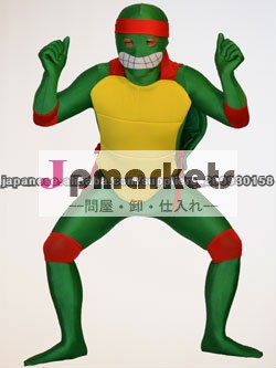 ティーンエイジ.ミュータント.ニンジャ.タートルズ ラファエロ 緑 全身タイツ cosplay 弾力・伸縮性あり コスチューム オーダー製作問屋・仕入れ・卸・卸売り