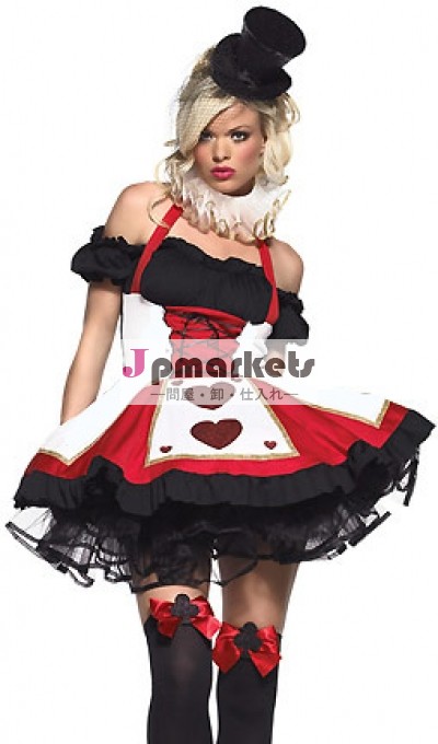 赤の女王のハーツアリスインワンダーランド仮装ハロウィーン・衣装s-2xl帽子問屋・仕入れ・卸・卸売り