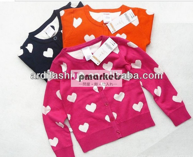 ファンシーニット2014年ブランドかわいい女の赤ちゃんのセーターのデザイン問屋・仕入れ・卸・卸売り