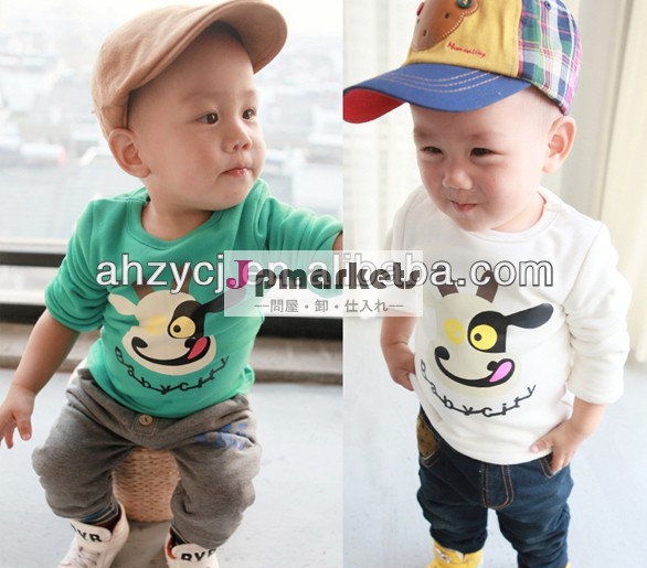 中国の子供は、 赤ん坊の少年の/女の子の長い袖の- シャツの子供たちの赤ちゃんのシャツ問屋・仕入れ・卸・卸売り