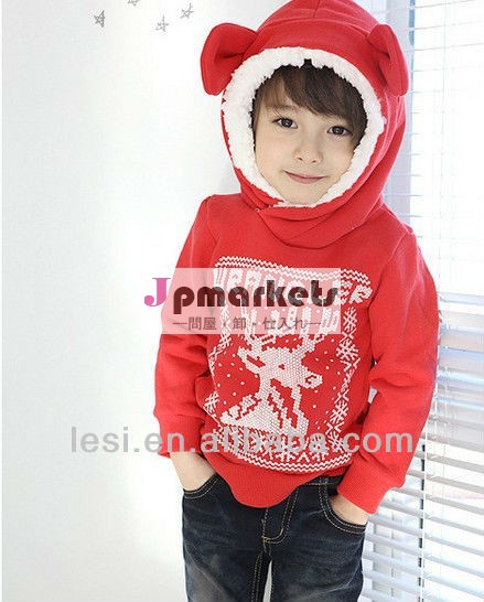 新しい長袖2013子供のフード付きのスエットシャツ問屋・仕入れ・卸・卸売り