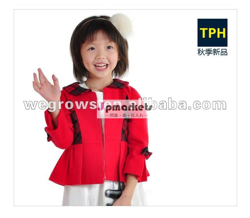 卸売冬2014年最新の女の子のコート、 格子縞の子供ファッション衣類( c11331)問屋・仕入れ・卸・卸売り