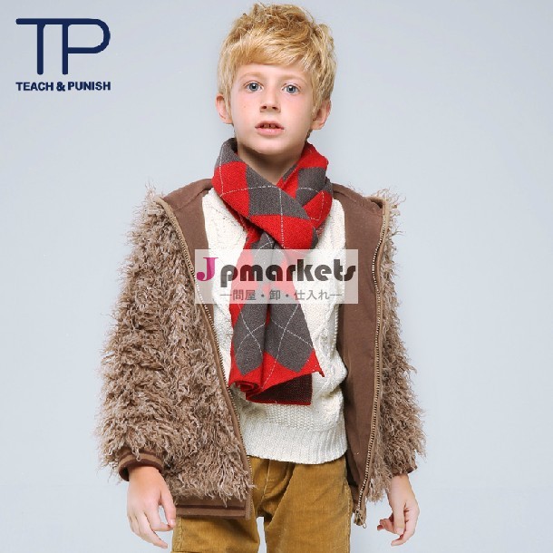 トレンチ2013トップブランド子供アウター、 冬の毛皮コートファッションキッズ男の子( tbd1305041)問屋・仕入れ・卸・卸売り
