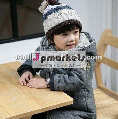 2012の韓国様式の新しい到着の男の子の冬のコート、子供の衣類、子供は身に着けている問屋・仕入れ・卸・卸売り