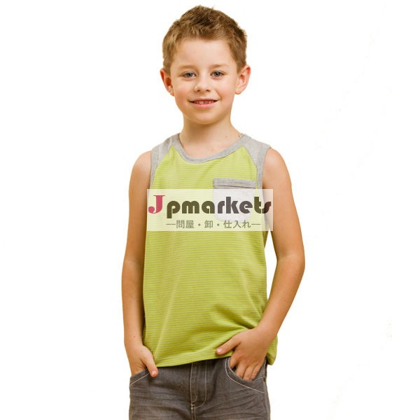 2013夏の子供たちが着用、 男子のカジュアルノースリーブt- シャツ( bt- 309s3)問屋・仕入れ・卸・卸売り