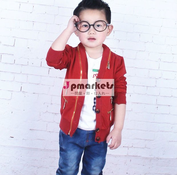 新しいファッションd20028q2014年v- ネックコート男の子のための問屋・仕入れ・卸・卸売り