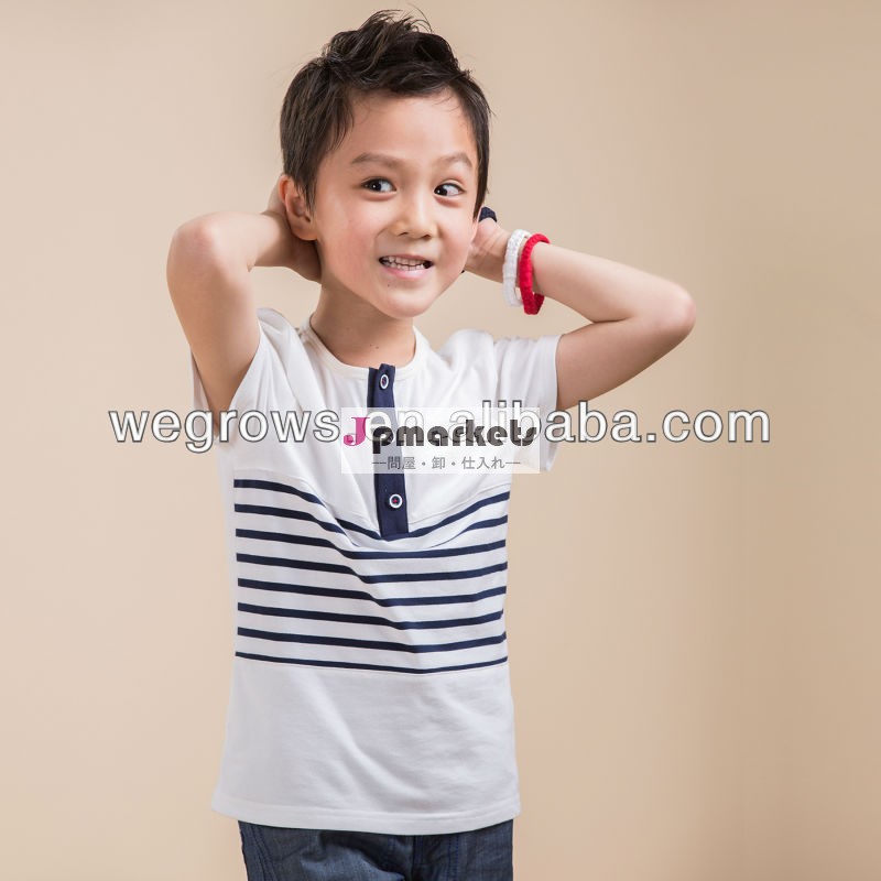 新しいファッションの男の子2014年ショートスリーブt- シャツ、 o- ネックのデザイン夏の子供服( tbx1401207b)問屋・仕入れ・卸・卸売り