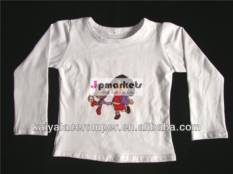 かわいい赤ちゃんのt- シャツ長袖トップ衣服の赤ん坊の子供の問屋・仕入れ・卸・卸売り