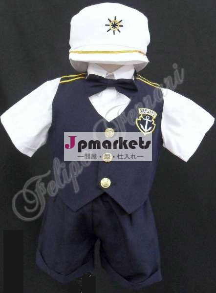 海軍のベビーml606少年のよちよち歩きの幼児のフォーマルウェアイースターの結婚式パーティー特別な5pcセーラー衣装スーツセット完全なギフト012345問屋・仕入れ・卸・卸売り