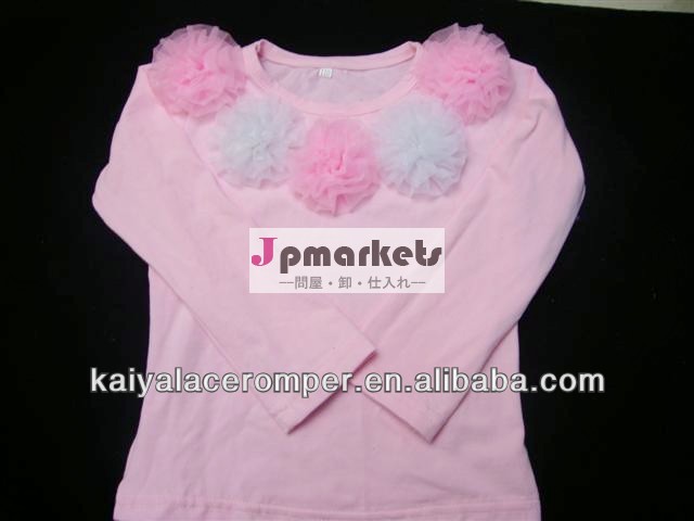 かわいいピンクt- シャツの子の服の赤ちゃんのための問屋・仕入れ・卸・卸売り