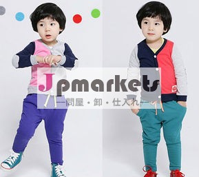 新しい男の子のd60014x2014年カーディガンとパンツのセット問屋・仕入れ・卸・卸売り