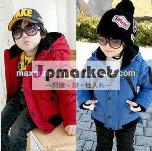 子供の冬の綿- パッド入りの服/コート最新のおしゃれなデザインの服衣装厚いコートの子供たち問屋・仕入れ・卸・卸売り