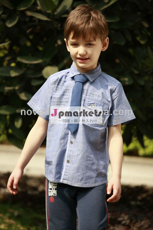 男の子の完全なファッションブラウスnx1327#/男の子用ブラウスの夏モデル問屋・仕入れ・卸・卸売り