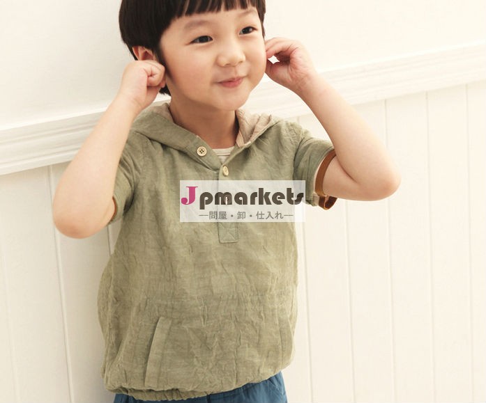 日本c81130a付きシャツスタイルの男の子の夏のファッション帽子問屋・仕入れ・卸・卸売り
