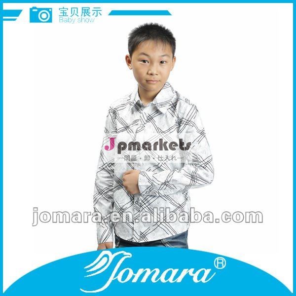 oemサービス、 卸売高品質の男の子のシャツの最新のスタイル問屋・仕入れ・卸・卸売り