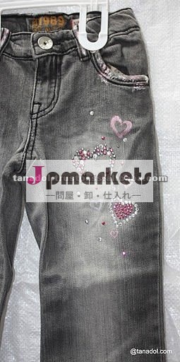 子供の衣類の方法長いジーンズは女の子2012年のために喘ぐ問屋・仕入れ・卸・卸売り
