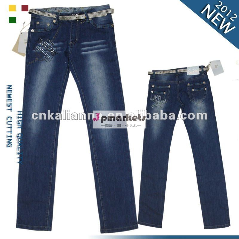 2012 OS-441#の新式の長い女の子のジーンズの方法問屋・仕入れ・卸・卸売り