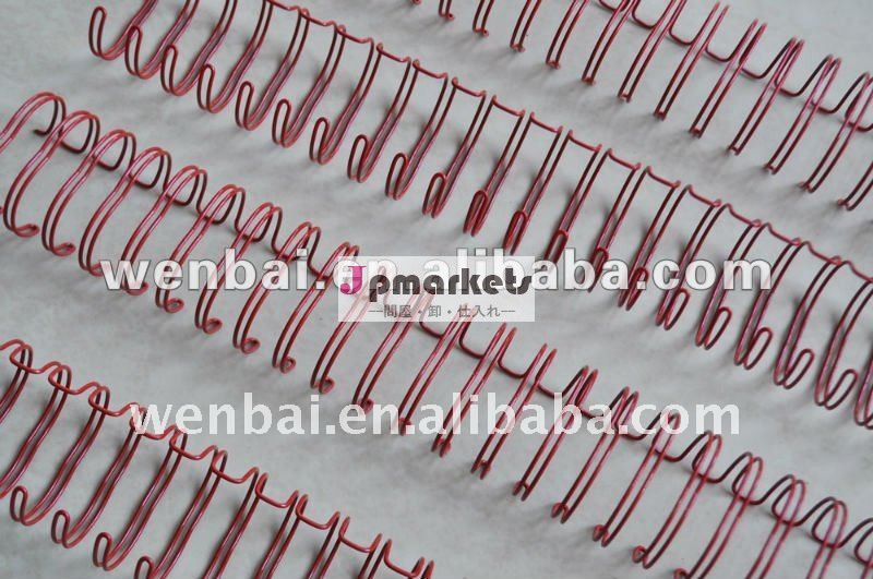 『3/164.8mm3:1ピッチナイロン被覆金属ツインループワイヤー-- 製本問屋・仕入れ・卸・卸売り