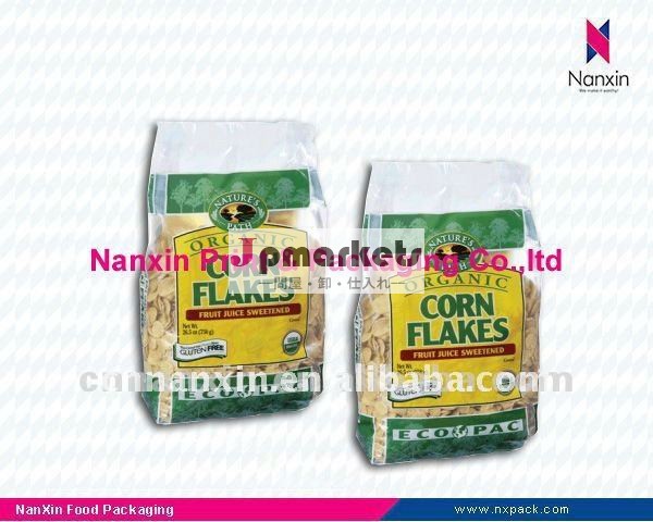 ガセット袋のためのプラスチック食品袋コーンフレーク包装問屋・仕入れ・卸・卸売り