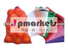 オレンジ色のメッシュ用不織布バッグ編まれたプラスチック製の野菜と果物の等級問屋・仕入れ・卸・卸売り