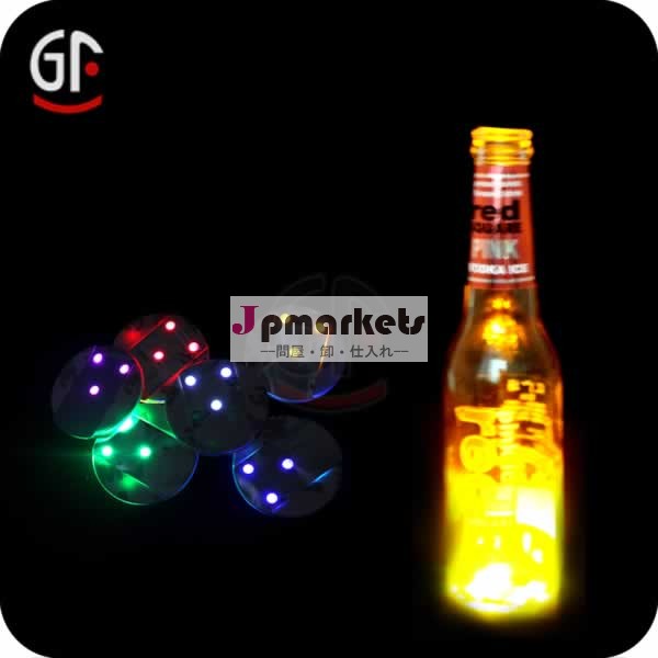 ボトル4.5センチメートルグローフラッシュLEDステッカー問屋・仕入れ・卸・卸売り