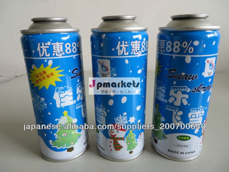 spray snow can from GuangZhou Factory問屋・仕入れ・卸・卸売り