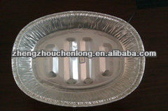 使い捨てのアルミ箔容器楕円形のパン航空楕円形のパン( fda、 lfgb認証取得)問屋・仕入れ・卸・卸売り