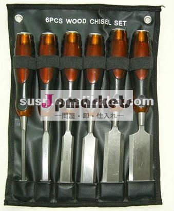 こつ袋のパッキングが付いている熱い販売6PCSの木工用彫刻刀セット問屋・仕入れ・卸・卸売り