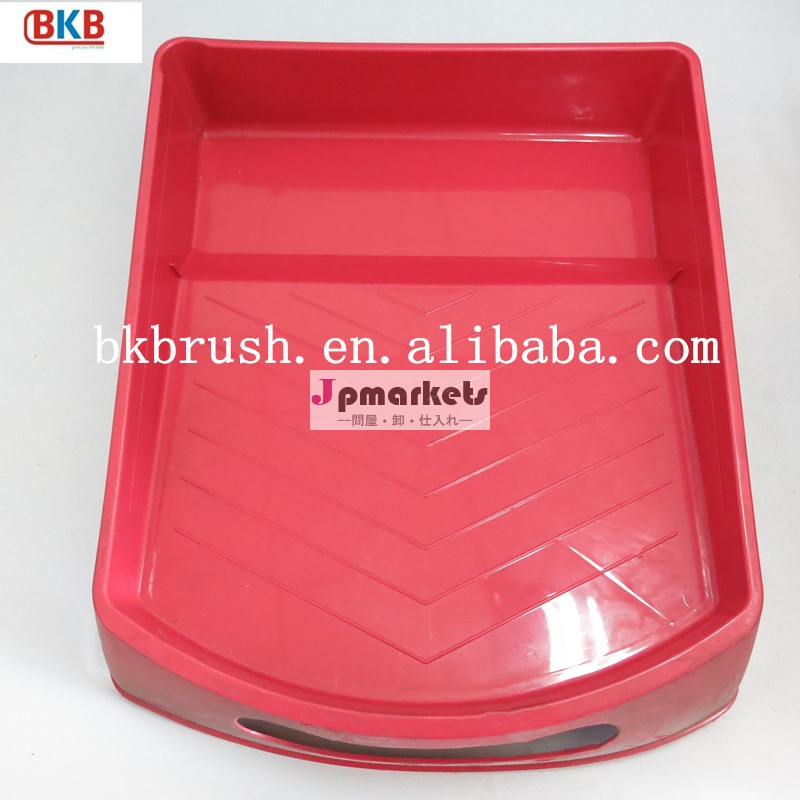 9" 赤いペンキローラートレイを運ぶ/プラスチック塗料ローラートレイ/ペイントブラシトレイ問屋・仕入れ・卸・卸売り