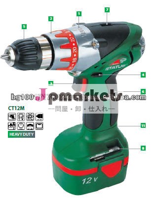 耐久性のある高品質電源工具12vステータスコードレスドリル問屋・仕入れ・卸・卸売り