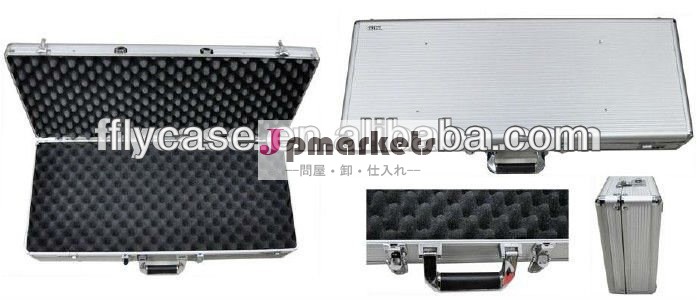 アルミガンケース両面組み合わせ拳銃ピストルの黒2ロックセキュリティ問屋・仕入れ・卸・卸売り