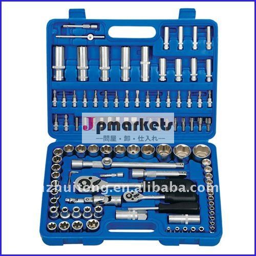 108部分の1/4インチおよび1/2インチの打撃の箱が付いているメートルソケットの工具セット問屋・仕入れ・卸・卸売り