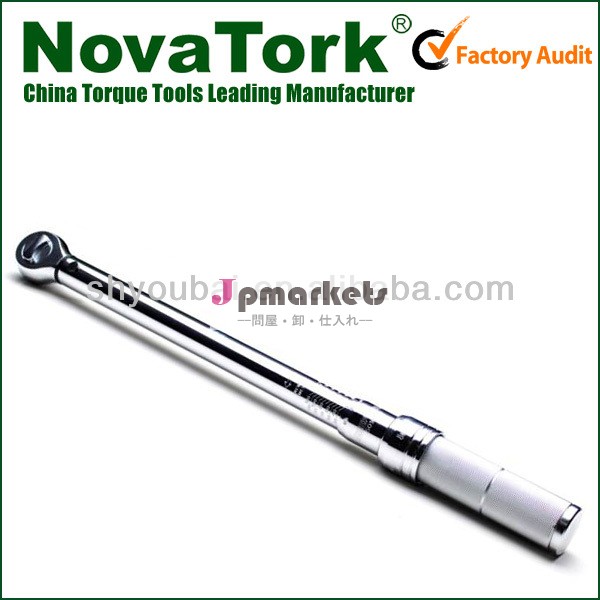 プロのクリックおもちゃnovatork/スパナトルク、 ラチェット付きヘッド・ウィンドウスケールcm10121/4" 2.5-12n。 m問屋・仕入れ・卸・卸売り