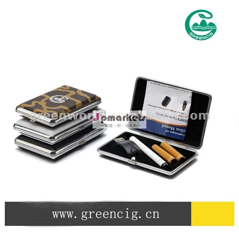 人気のある製品2013greencigg2203電子タバコ革ケース問屋・仕入れ・卸・卸売り