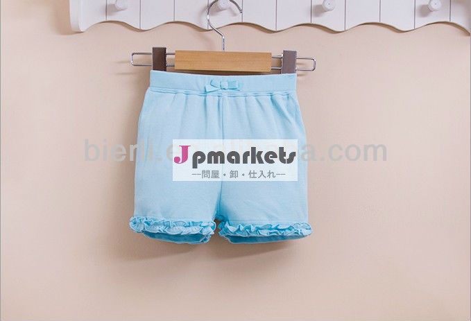 プレーン綿フリルの子供ショートパンツ問屋・仕入れ・卸・卸売り