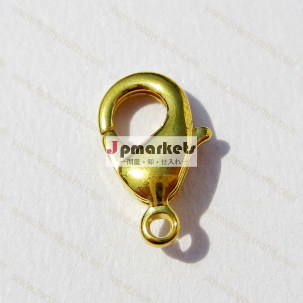 スリムかつ堅牢な18k27ミリメートル金メッキされたロブスタークラスプ真鍮問屋・仕入れ・卸・卸売り