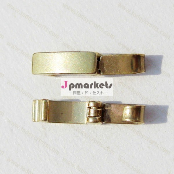 3.2ミリメートルロックやネックレスブレスレット用クラスプ真鍮材生の色問屋・仕入れ・卸・卸売り