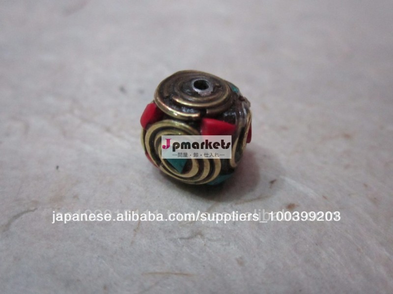 素晴らしい手作りのチベットビーズ ネパール問屋・仕入れ・卸・卸売り