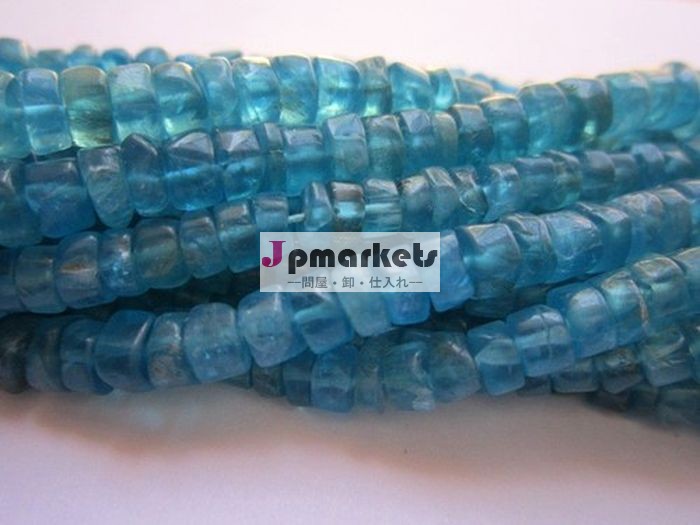 13 inch Neon apatite tyre beads gemstone 5mm-6mm問屋・仕入れ・卸・卸売り