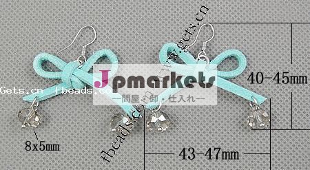 クリスタル43- 47x40- 45mm8x5mmクリスタル付きファッションイヤリング問屋・仕入れ・卸・卸売り