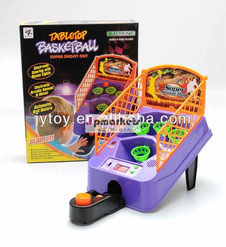 デスクトップミニバスケットボール熱い販売のピンボールゲームスコアでインジケータと音楽と光問屋・仕入れ・卸・卸売り