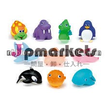 お風呂の玩具、 フローティング動物のお風呂の玩具、 samllの黄色いアヒルのお風呂おもちゃの形状が異なると色問屋・仕入れ・卸・卸売り