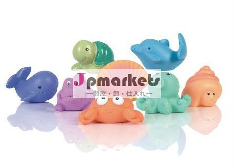 優雅な赤ん坊の浴室のおもちゃ、8部分のbthのsquirties問屋・仕入れ・卸・卸売り