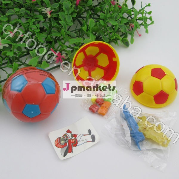 カラフルなミニサッカーキャンディーおもちゃ、 チクルバブル、 中国玩具菓子問屋・仕入れ・卸・卸売り