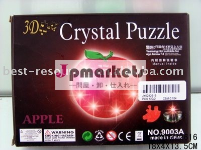 ガラスクリスタルパズルプロモーション3dビルディングブロック問屋・仕入れ・卸・卸売り