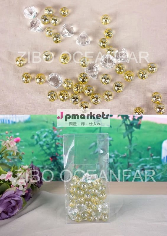 シャイニングを持つガラス大理石のためのアクリル花瓶フィラー問屋・仕入れ・卸・卸売り