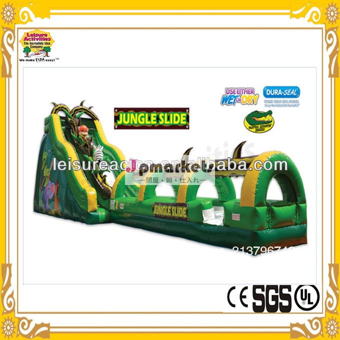 ジャングル公園2014年最も熱い販売のスライドのジャンパーインフレータブルウォータースライド子供と大人のためのプレイ問屋・仕入れ・卸・卸売り