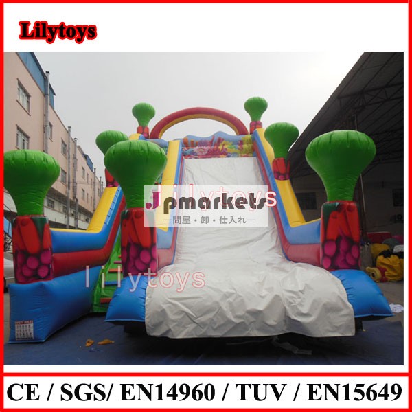 新しいデザインインフレータブルスライド2014年、 商業inflataleウォータースライド、 juegosinflables問屋・仕入れ・卸・卸売り