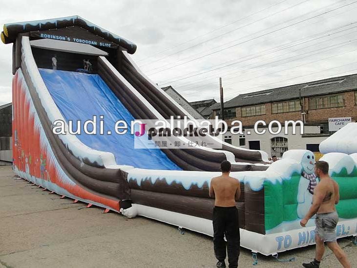 巨大なインフレータブルスライド、 商用グレードインフレータブルウォータースライド問屋・仕入れ・卸・卸売り