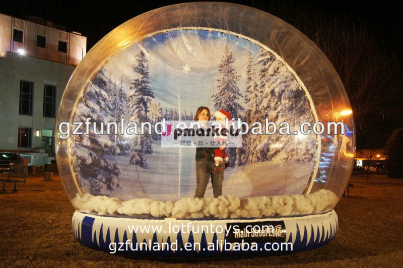 スノードームインフレータブルクリスマスdecoratio展覧会で広告のための使用問屋・仕入れ・卸・卸売り